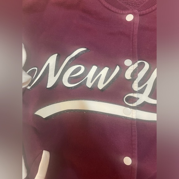 Zara New York Varsity Jacket "Best In The City" *Excellent Cond* Size Kids 12 - Picture 3 of 11